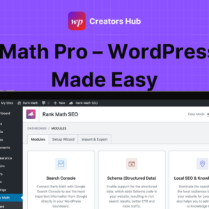 Rank Math Pro – WordPress SEO Made Easy