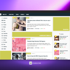 List Mag WP – A Responsive WordPress Blog Theme